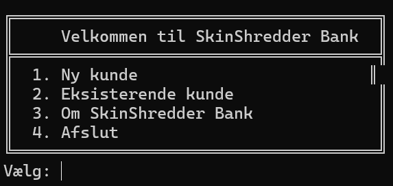 OOP BankApp screenshot